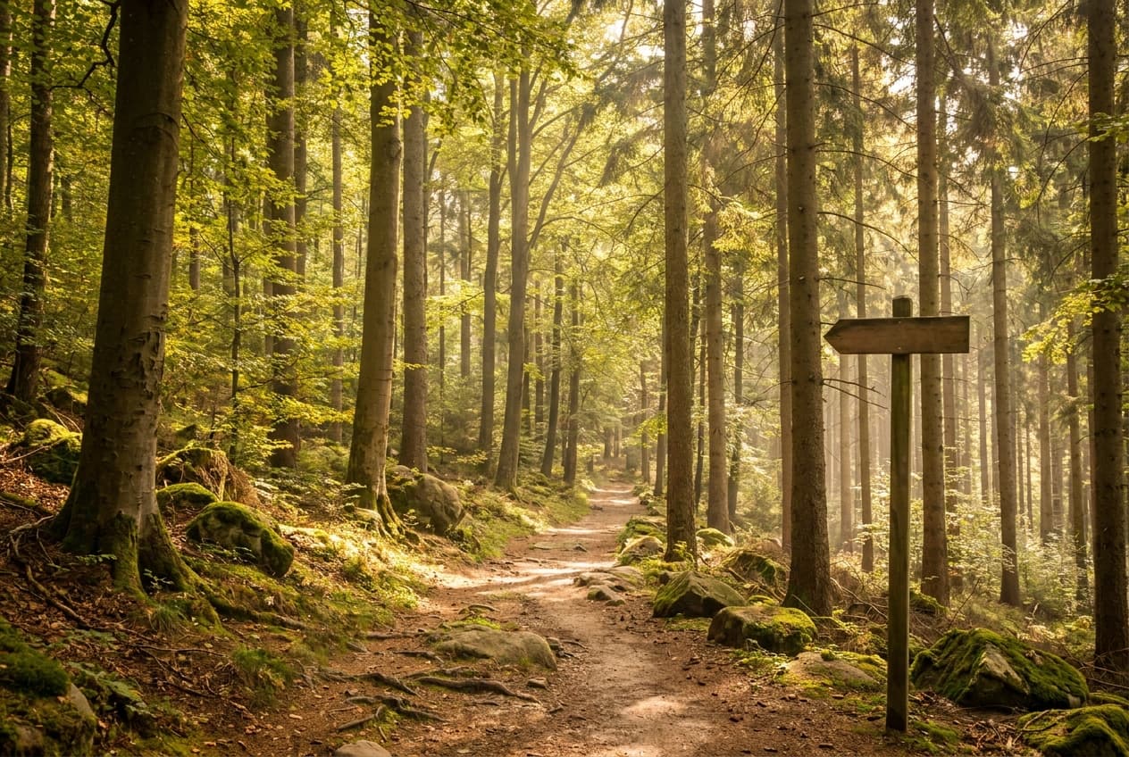 Wanderwege direkt vor der Tür